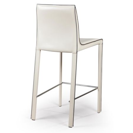 Полубарный стул Barrie кожа бежевый