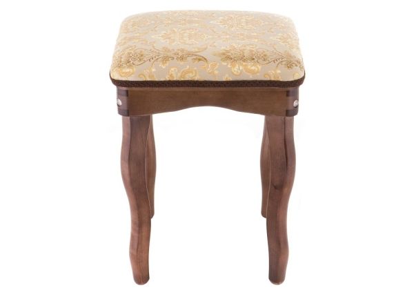 Табурет Орфео орех, бежевый Табурет Орфео орех, бежевый