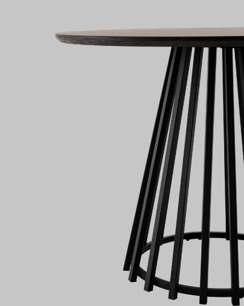 Стол обеденный Daphne 100*75 см темное дерево Стол обеденный Daphne 100*75 см темное дерево