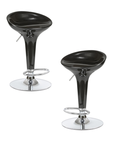 Набор 2 шт Стул барный BOMBA, черный