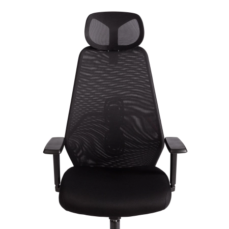 Кресло Matrix черный, ткань, металл, пластик, мягкое сиденье, с подлокотниками