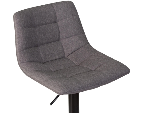 Набор 2 шт Стул барный TAILOR BLACK, серая ткань (188-55)