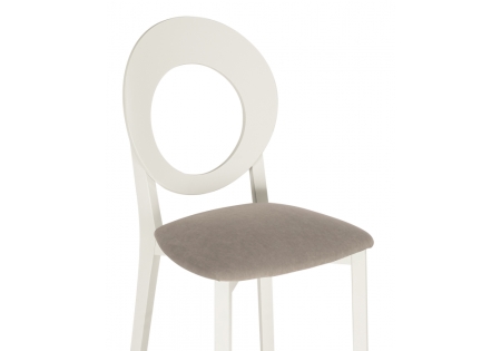 Стул деревянный Марти ткань MR 27, слоновая кость