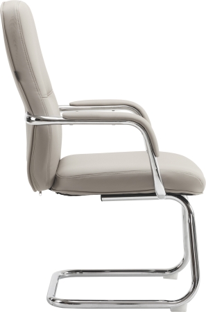 Кресло для посетителей Vesta CF экокожа бежевый