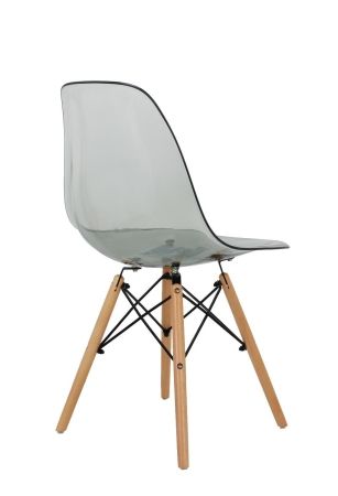 Стул Eames прозрачный серый
