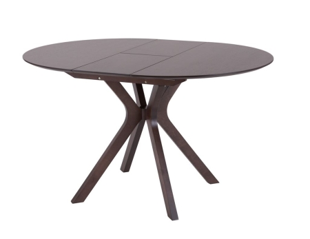 Стол Пекин раздвижной 1000*1000+300 темный орех