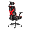 Кресло KingCobra черный и красный
