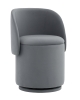 Пуф-трансформер Таунсвилл вращающийся с ящиком велюр серый