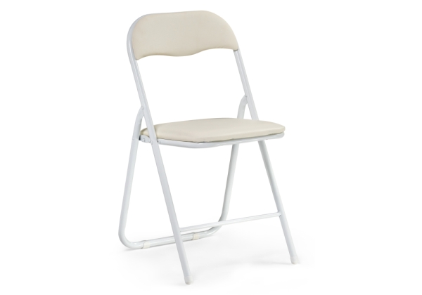 Стул Fold 1 складной бежевый, белый Стул Fold 1 складной бежевый, белый