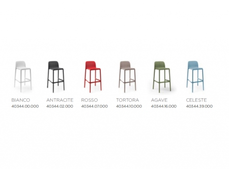 Стул пластиковый барный Lido