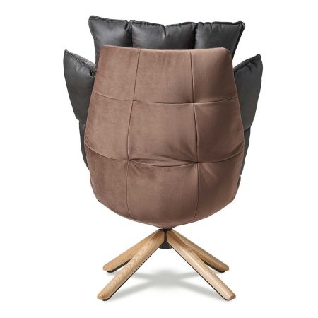 Кресло DС-1565C коричневый HE510-24B и серый