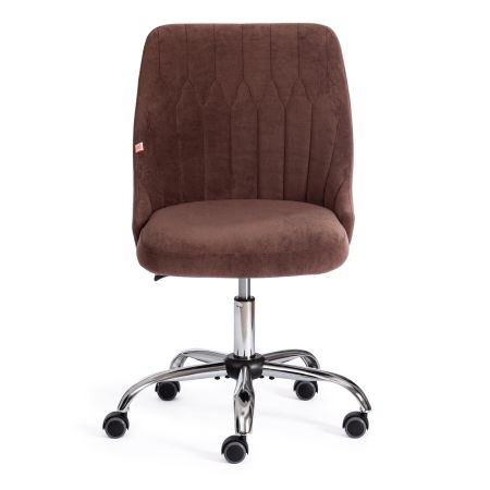 Кресло SWAN флок, коричневый