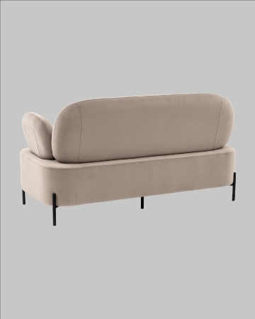 Диван Кэнди велюр светло-серый