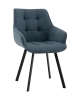Стул Амальри велюр серо-синий