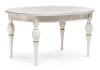 Стол деревянный Авилла молочный, золото