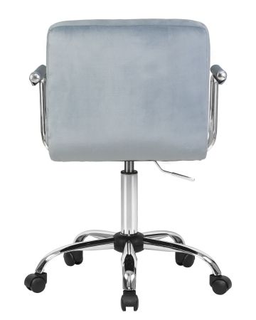 Офисное кресло для персонала TERRY пудрово-голубой велюр MJ9-74