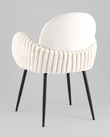 Стул обеденный Wave Stripes букле светло-серый