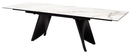 Стол IVAR 180 MARBLES KL-188 Контрастный мрамор, итальянская керамика