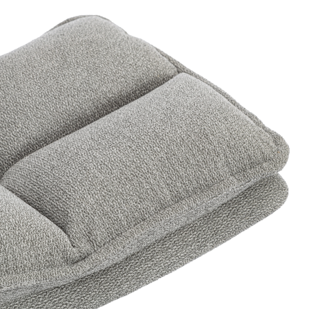 Кресло лаунж Reflex/Рефлекс с пуфом светло-серый