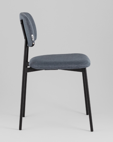 Стул Майло рогожка серо-синий Стул Майло рогожка серо-синий