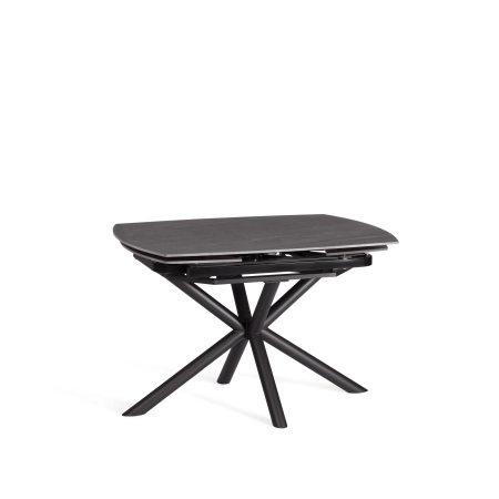 Стол обеденный Winston серый, металл и керамика, прямоугольная столешница