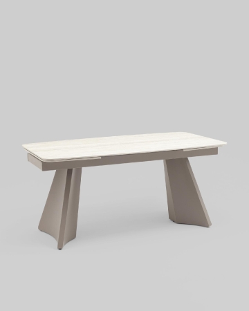 Стол обеденный Eliora 160-240*90 см серая керамика Стол обеденный Eliora 160-240*90 см серая керамика