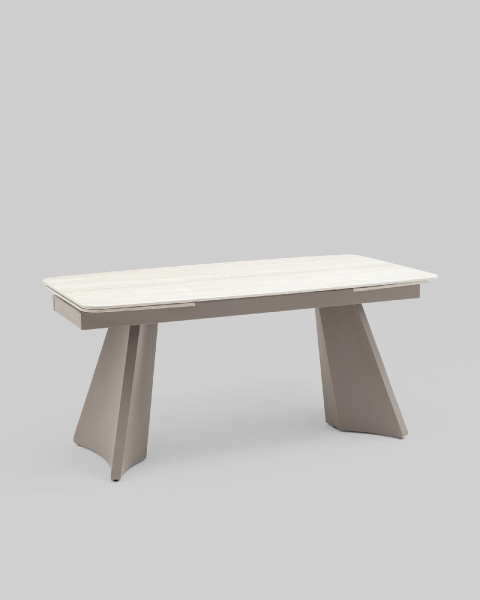 Стол обеденный Eliora 160-240*90 см серая керамика Стол обеденный Eliora 160-240*90 см серая керамика