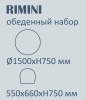 Комплект деревянной мебели Tagliamento Rimini KD светлое дерево фото в интернет-магазине Stoolmarket