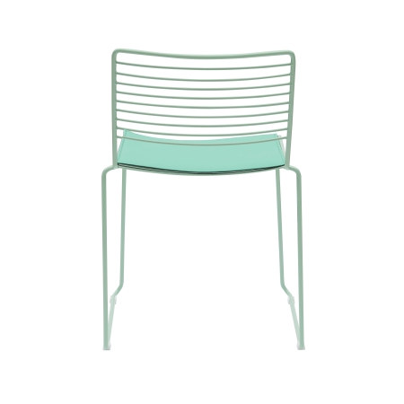 Стул обеденный Danny зеленый с подушкой