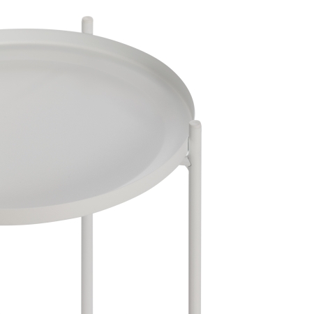 Столик журнальный TAVETT металл, белый