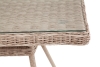"Латте" плетеный стол из искусственного ротанга 160х90см, цвет бежевый