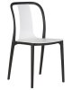 Набор 4 шт Стул обеденный ADAM, черный и белый