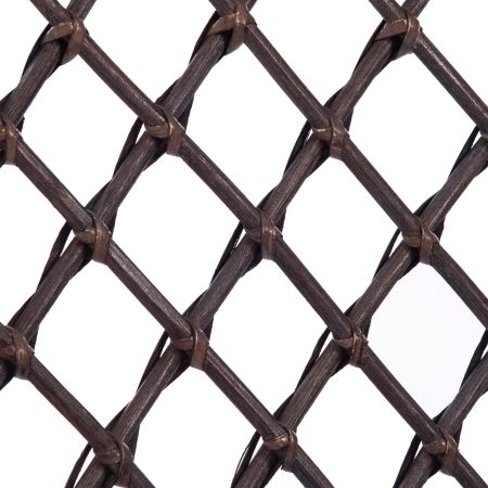 Комплект для отдыха "BAHAMA" (диван + 2 кресла + стол со стеклом) с подушками, грецкий орех