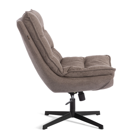 Кресло лаунж Reflex/Рефлекс с пуфом бежевый