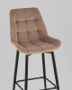Стул барный Флекс с поворотным механизмом велюр капучино