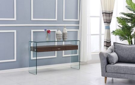 Консоль F-GW709 прозрачный, коричневый