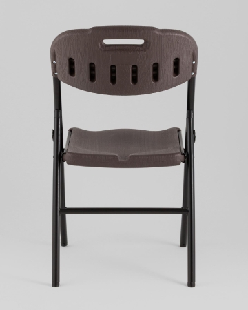 Стул складной банкетный коричневый под дерево