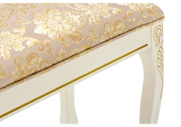 Банкетка Валентино патина золото, бежевый Банкетка Валентино патина золото, бежевый