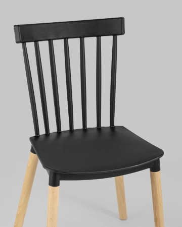 Стул Field пластик черный 4 шт.