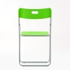 Стул N-299 Fold металлокаркас, пластик светло-зеленый
