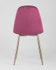 Стул Валенсия велюр бордо золотые ножки