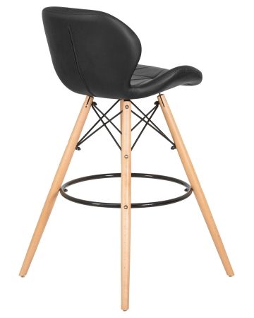 Стул барный BUTTERFLY BAR ножки светлый бук, черный