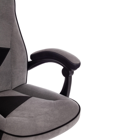 Кресло ARENA флок, серый и черный