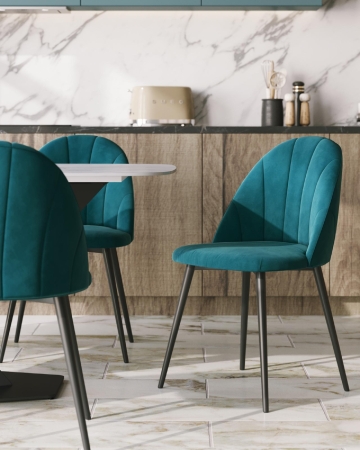 Стул Логан SN велюр изумрудный