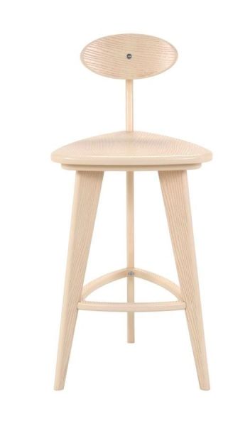 Стул барный 3 ножки прямые дуб