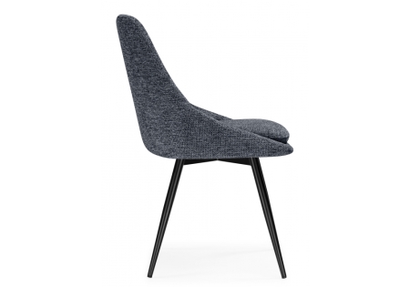 Стул на металлокаркасе Avian вращающийся темно-серый, черный