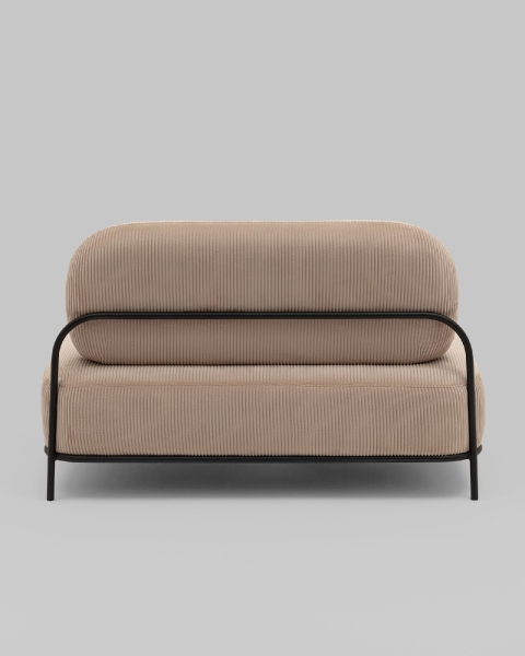 Диван Стоун велюр рельефный бежевый Диван Стоун велюр рельефный бежевый