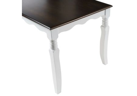 Деревянный стол Provance белый, дуб