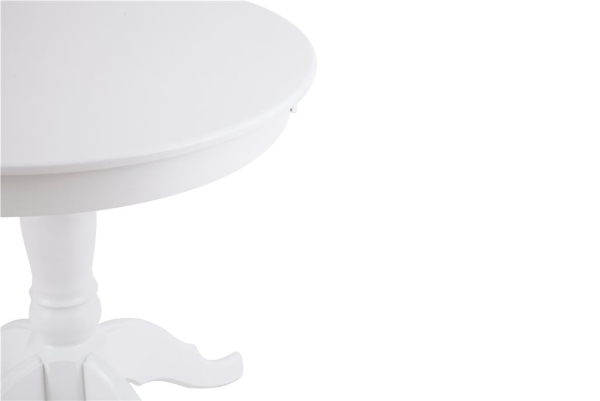 Стол обеденный не раздвижной Круглый-80 белая эмаль Стол обеденный не раздвижной Круглый-80 белая эмаль