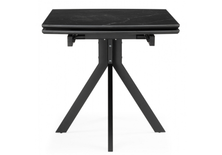 Керамический стол Комильфо 120x80 черный мрамор, черный